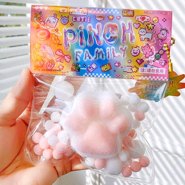 Taba cat paw fluffy 7 cm