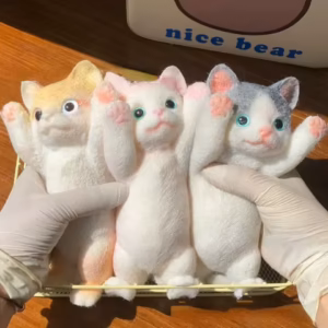 Tabby cat 12 cm