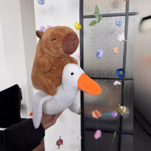 Capybara on a goose 25 cm