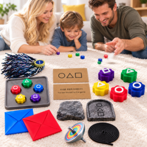 A set of games from the series "The Squid Game"