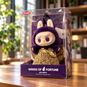 Purple labubu Wings of Fortune