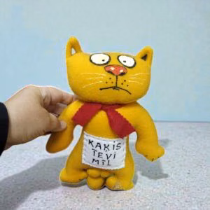 Котик ручная работа 30 см — изображение 2
