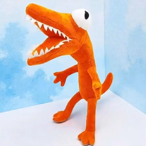 Orange monster soft toy, 40 cm