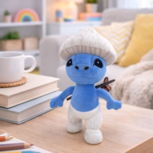 Smurf cat soft toy, 25 cm