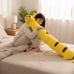Long Pikachu plush toy, 80 cm