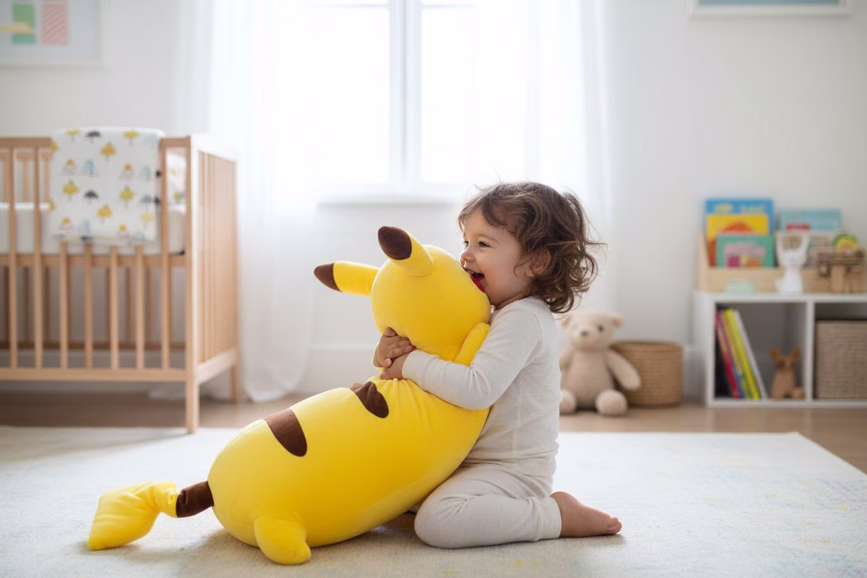 Toy loaf of yellow animal, 70 cm