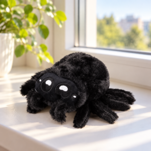 Lucas Black Spider Plush Toy